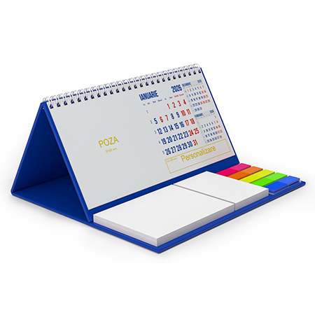 Calendar de birou cu notite repozitionabile Clasic 2