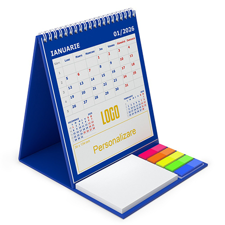 Calendar vertical de birou cu notite repozitionabile Triptic 2