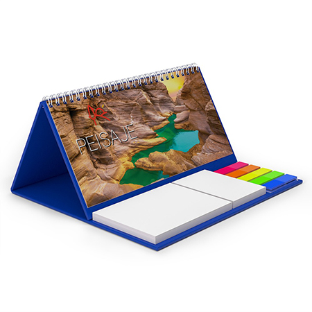 Calendar de birou cu notite repozitionabile Peisaje