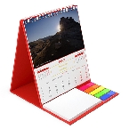 Calendar vertical de birou cu notite repozitionabile Romania