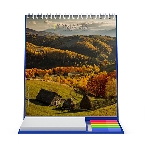Calendar vertical de birou cu notite repozitionabile Romania