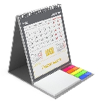 Calendar vertical de birou cu notite repozitionabile Triptic 2