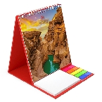 Calendar de birou vertical cu notite repozitionabile Peisaje