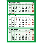 Calendar Triptic 3 culori